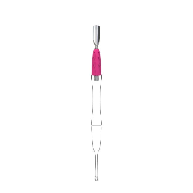 Punta Spingipelle stondata base silicone Combo Staleks WPPQ 16