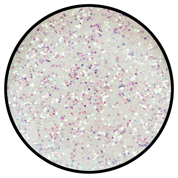 Glitzer Polvere Glitter Perlmutt Snowhite Bianco Eulenspiegel 2 gr