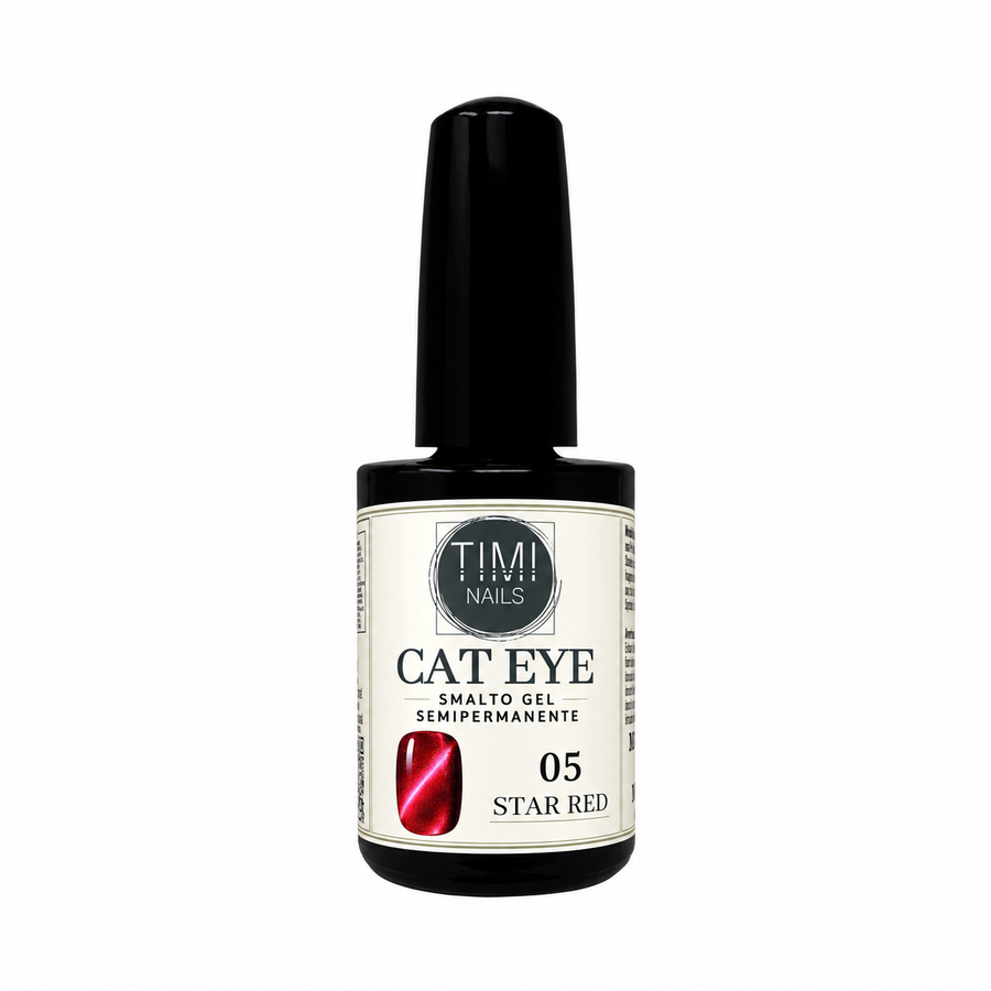 TN Smalto Gel Semipermanente Cat Eye nr 5 Star Red 10 ml