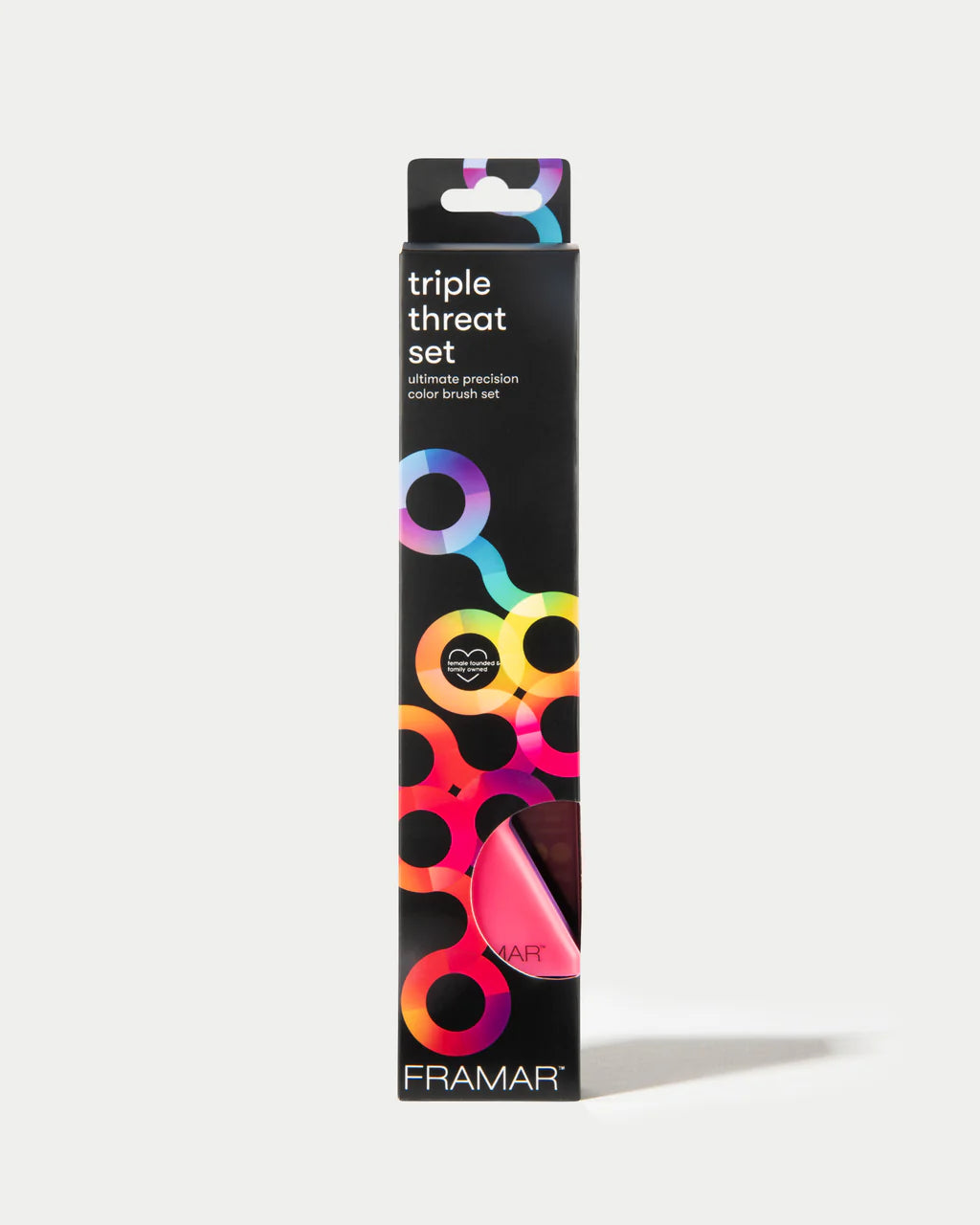 Kit 3 pennelli Triple Threat Set Precision Color Brush Framar