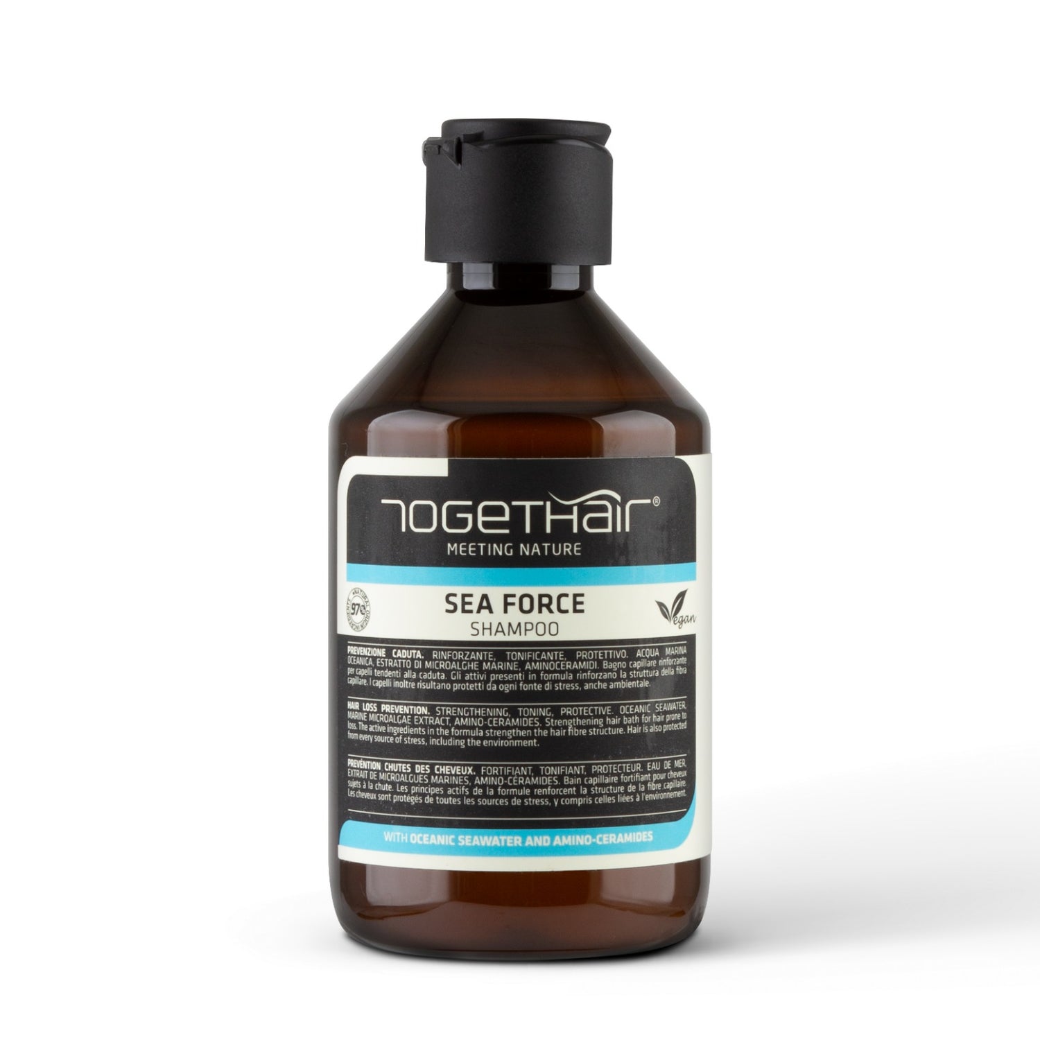 Shampoo Prevenzione Caduta Sea Force Natural Vegan Togethair 250 ml