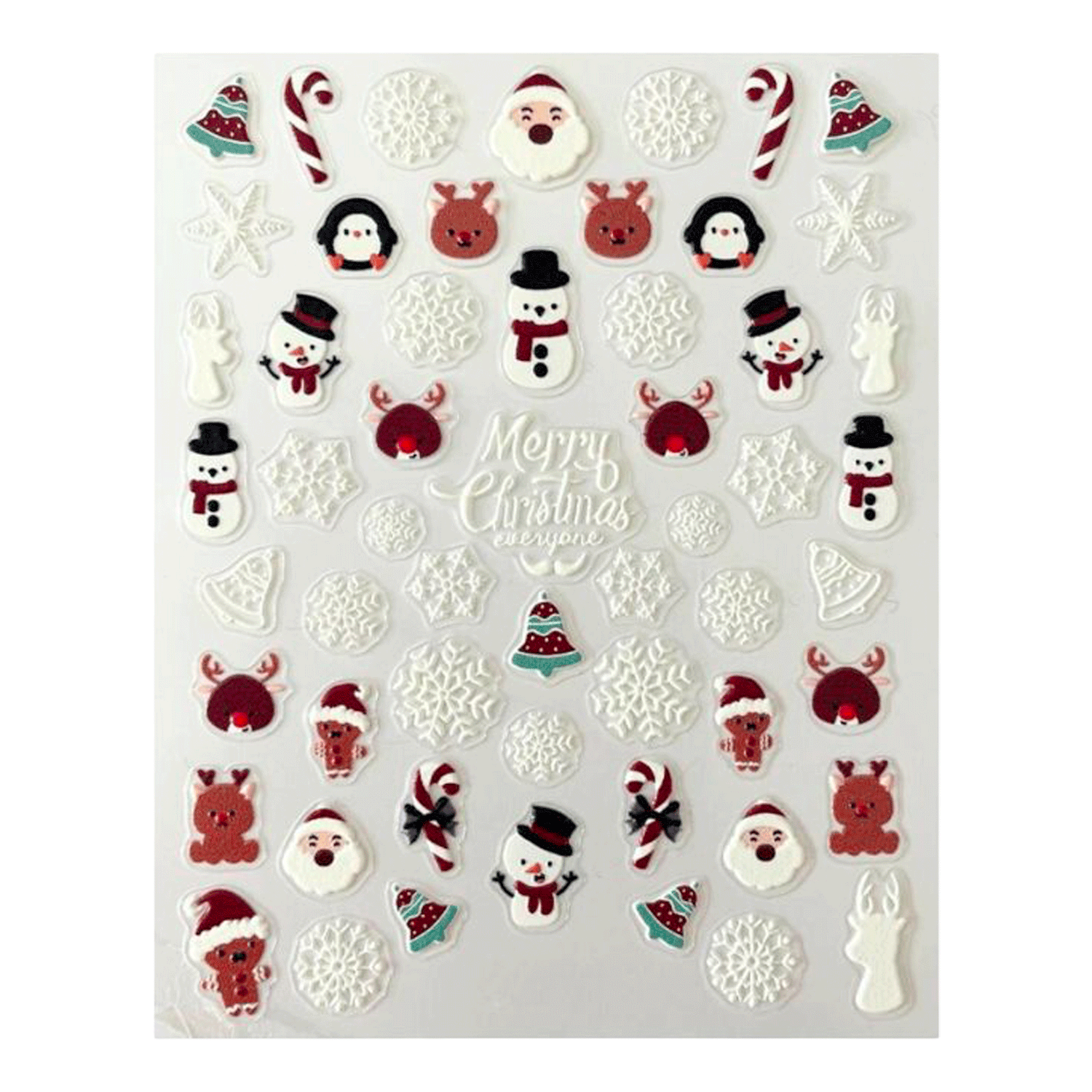 Stiker 3D per unghie Rudolph & Friends La Femme