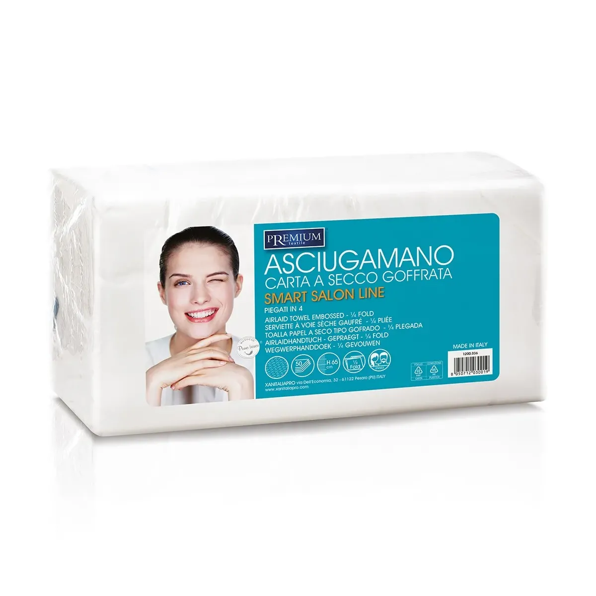 Asciugamano Carta a Secco Goffrata 35x65 Xan.