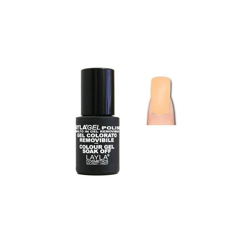 LaylaGel Polish Gel Colorato nr 171 Light Fluo Orange 10 ml