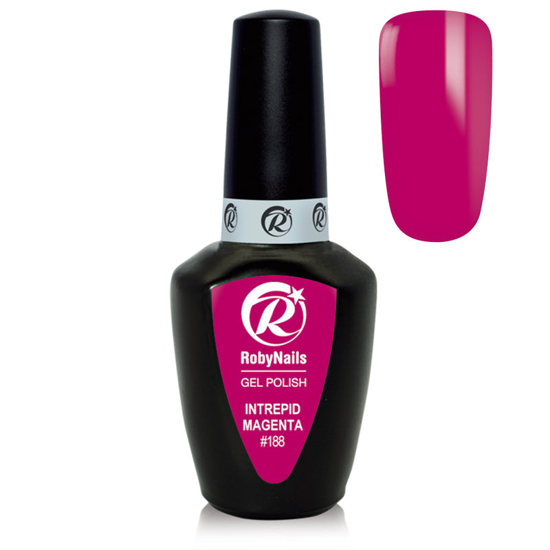 Gel Polish 188 Intrepid Magenta Roby Nails 8 ml