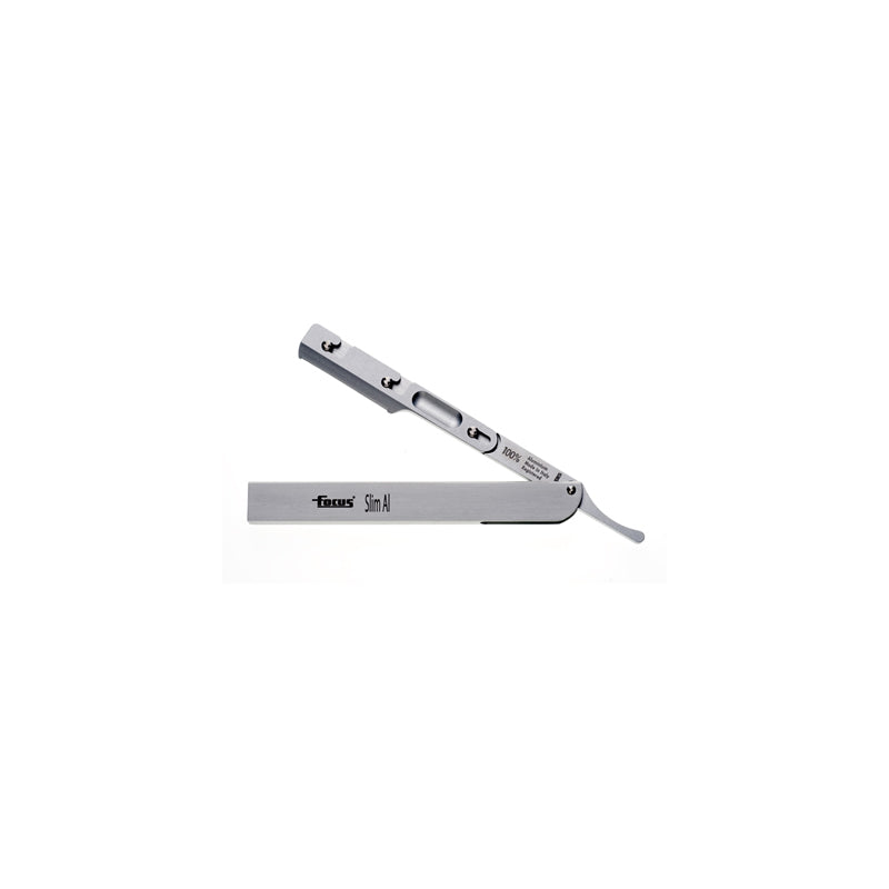 Rasoio Focus Slim AL R28 Manico Alluminio mezza lama