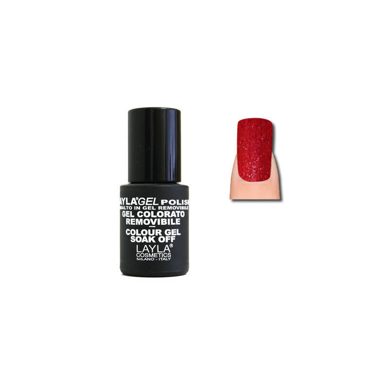 LaylaGel Polish Gel Colorato nr 129 Designer Red 10 ml