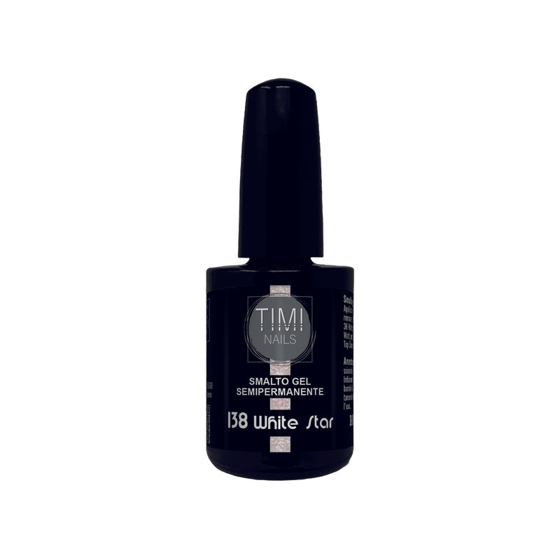 TN Smalto Gel Semipermanente nr. 138 White Star 14 ml.