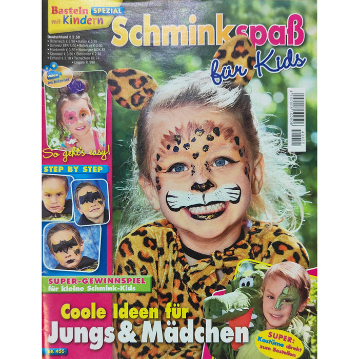 Rivista Trucco Bambini Schmink Animali-Tedesco-Eulenspiegel
