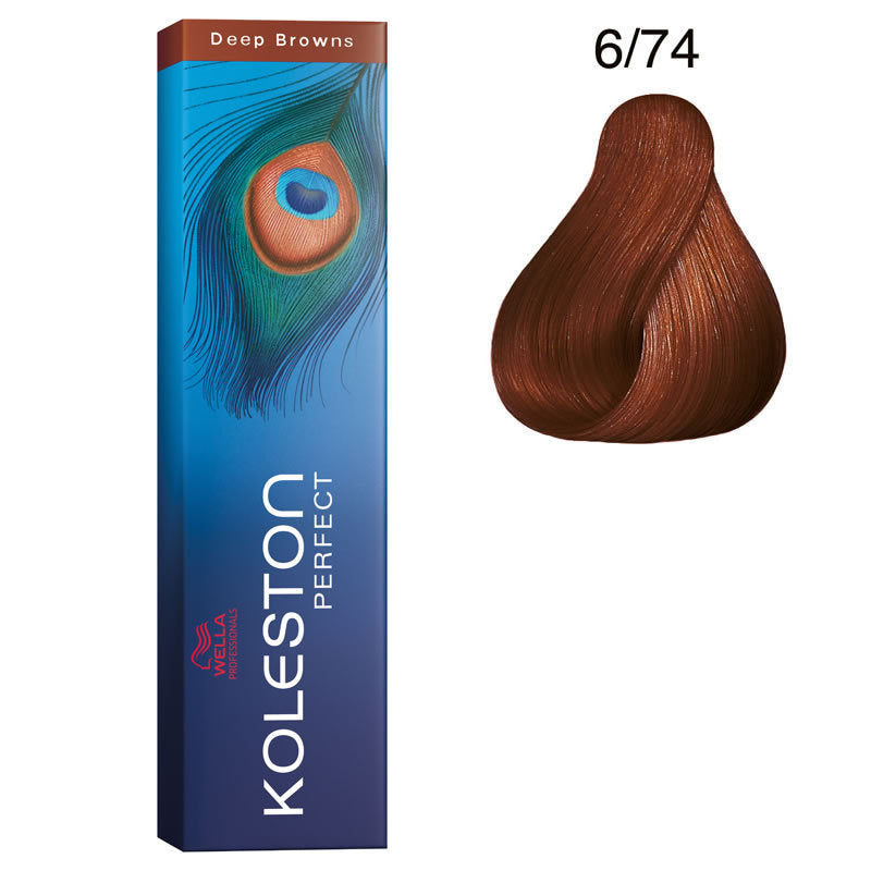 Tintura per capelli Koleston Perfect ME+ 6/74 60 ml Wella
