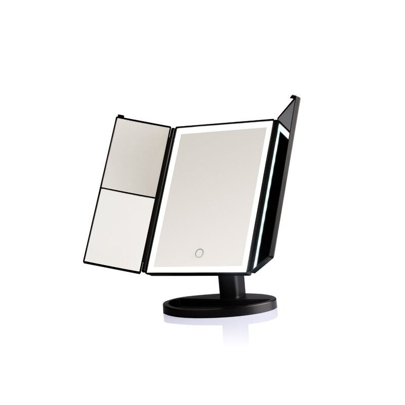 Specchio Make Up Mirror 3 Ante Luce Led ingr. 2x 3x mis. 30.5x20x11,7