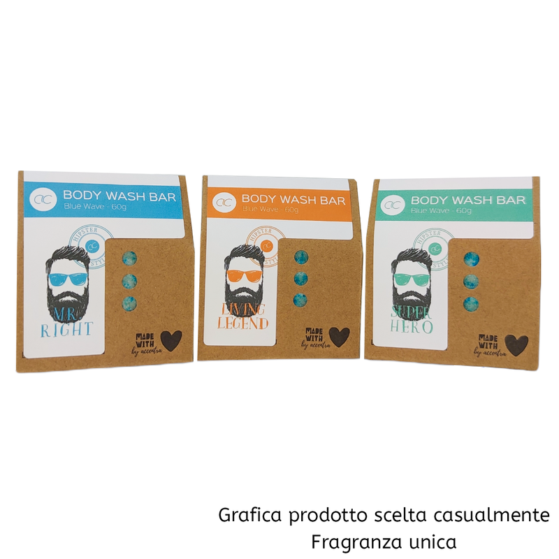 Bagnoschiuma Solido Body Wash Bar Mr. Right 60 gr
