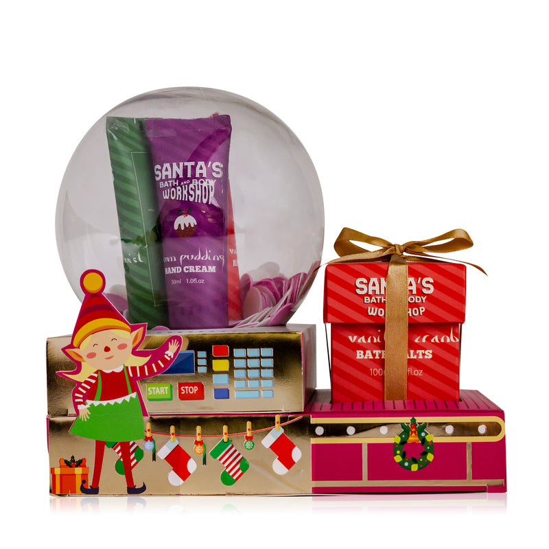 Set Bagno Santa's Workshop Sali Bagno Crema Mani Confetti Bagno