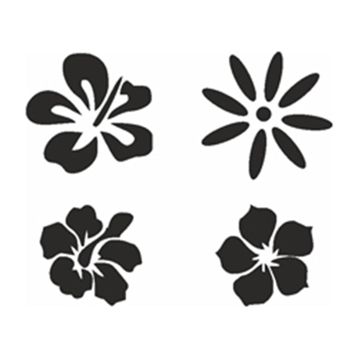 Stencil Adesivi Fiori 108260 Eulenspiegel