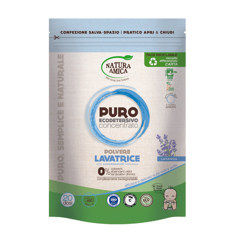 Eco Detersivo Lavatrice Lavanda Natura Amica 250 gr