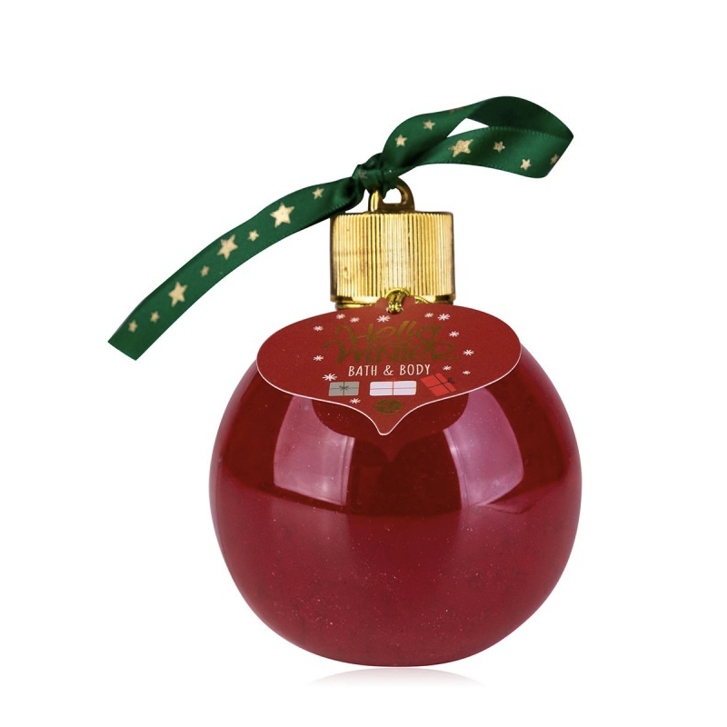 Shower Gel Hello Winter Glitter Rosso Palla 240 ml
