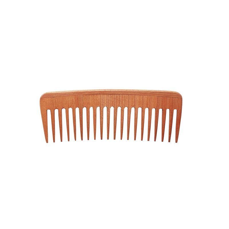 Pettine Legno Afro Antistatico
