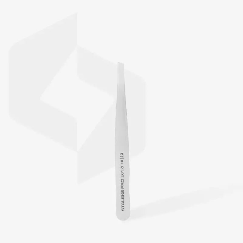 Pinzetta sopracciglia Punte Oblique Larghe Expert 10/3 Staleks