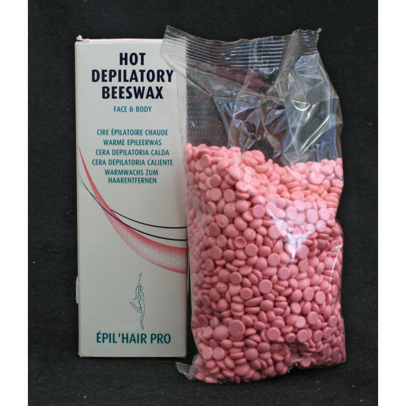 Cera a caldo senza strisce Rosa Beewax viso corpo pelli sensibili 250 gr