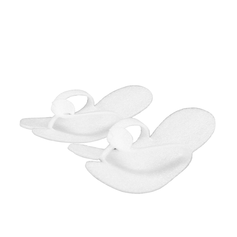 Ciabatta infradito bianca 1 paio spessore 5 mm