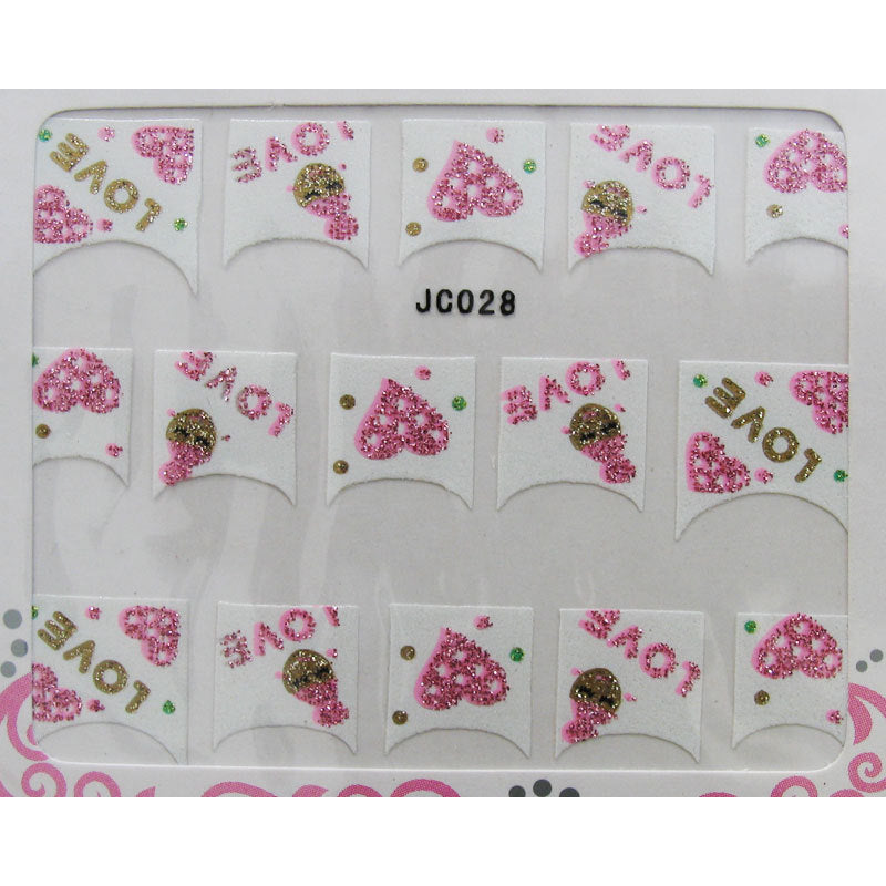 Decori 2D cuoricini e love JC028