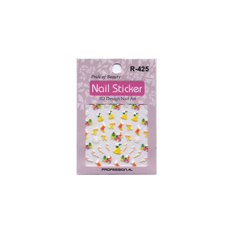 Nail Sticker 3D R-425