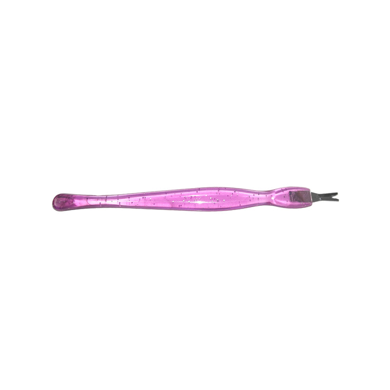 Tagliapellicine manico trasparente fucsia