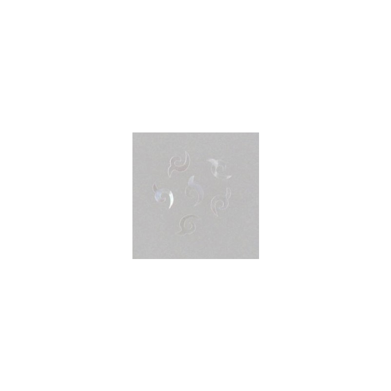 Decori per unghie in madreperla cediglia bianco LP vasetto