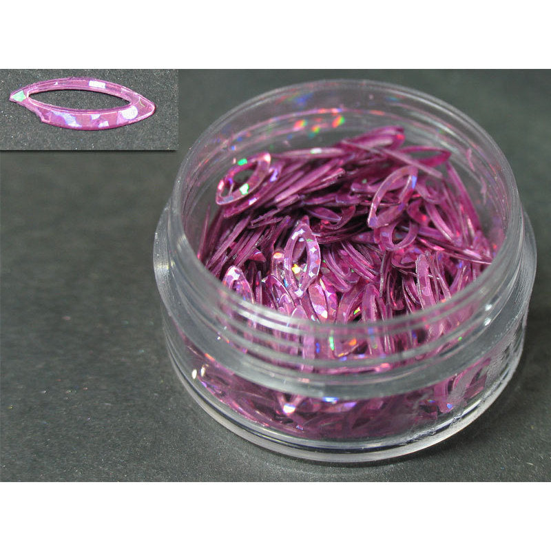 Decori ultrasottili occhio traforato rosa multicolor