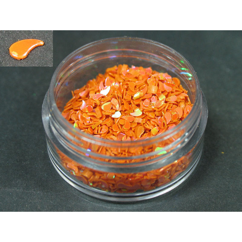 Decori ultrasottili virgole arancio