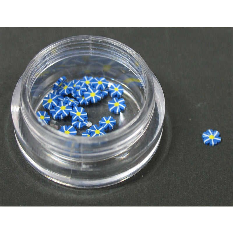 Decoro motivo asterisco 3D azzurro LP cod. 7040