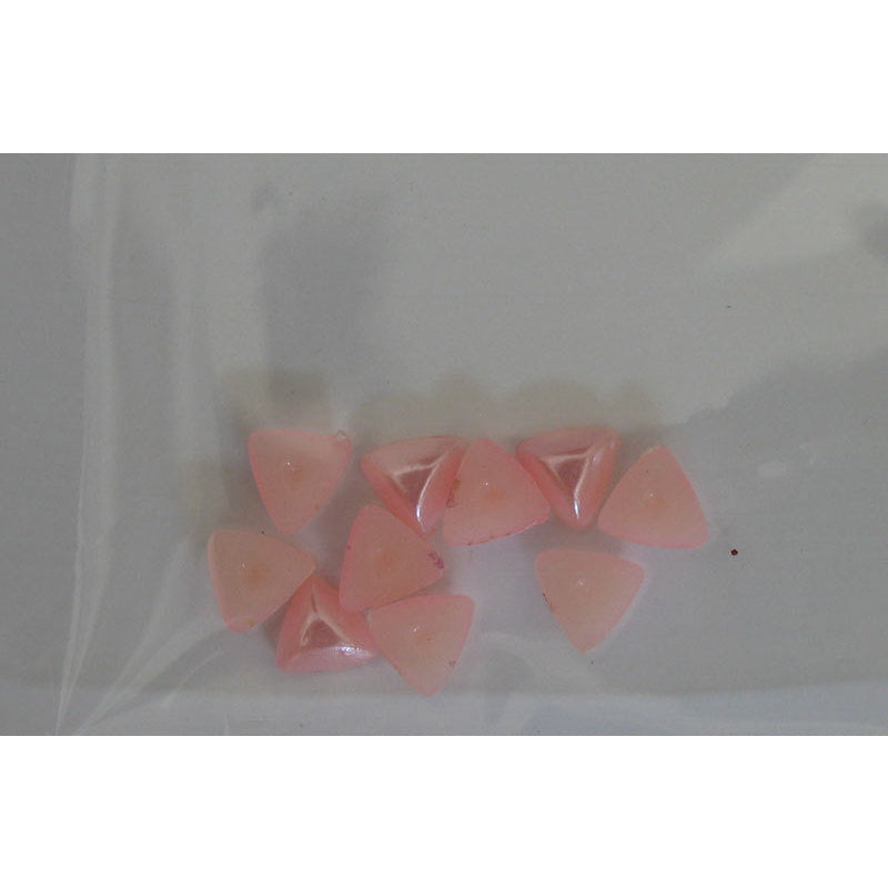 Decoro per unghie triangoli bombati rosa antico