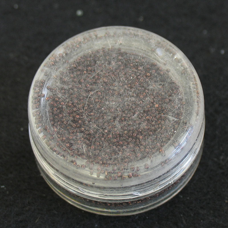 Microsfere di vetro marrone scuro LP vasetto