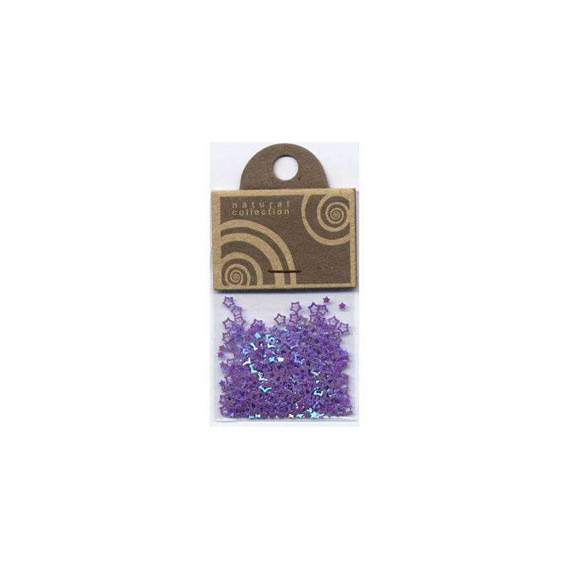 Natural Collection Decoro unghie stelle traforati lilla