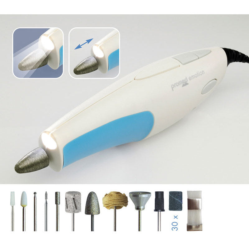Fresa manicure pedicure Emotion 12000 U/min con led Promed