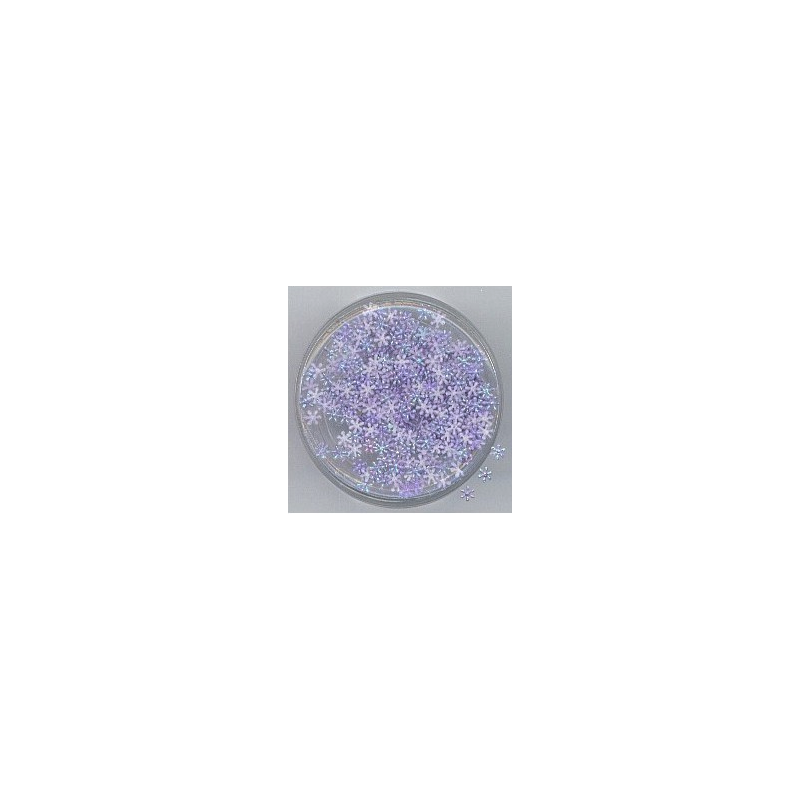 Decori unghie mini fiori a rilievo bombati lilla LP