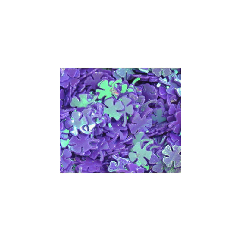 Decoro ultrasottile quadrifoglio LP viola