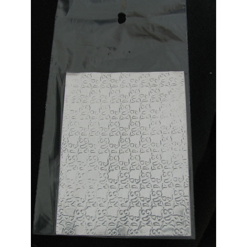Sfoglia decoro per nail art argentata cod. QS_2996