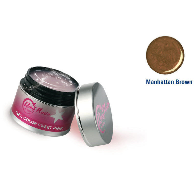 Gel Color Manhattan Brown 8 ml Roby Nails