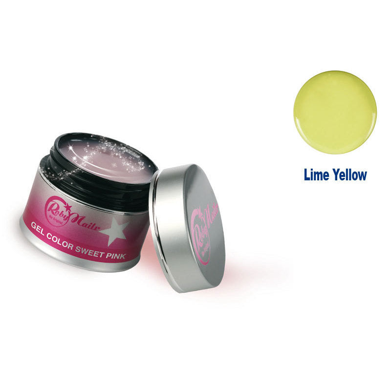 Gel Color Lime Yellow 8 ml Roby Nails