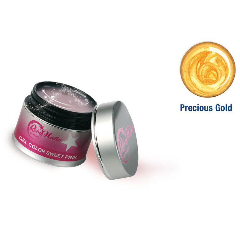 Gel Color Precious Gold 8 ml Roby Nails