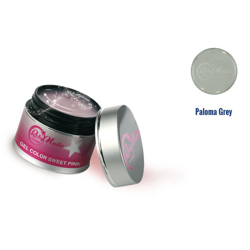 Gel Color Paloma Grey 8 ml Roby Nails