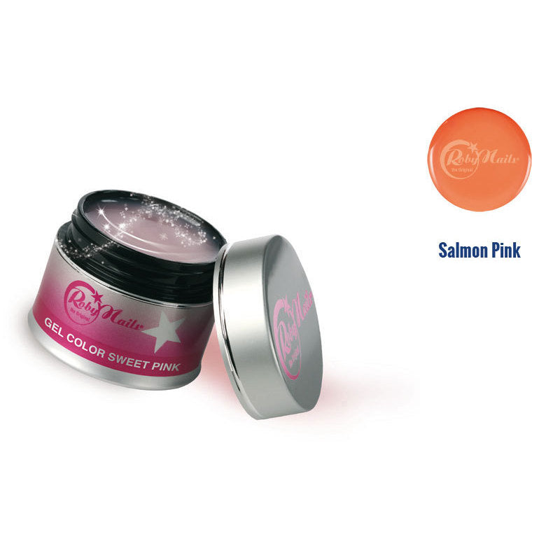 Gel Color Salmon Pink 8 ml Roby Nails