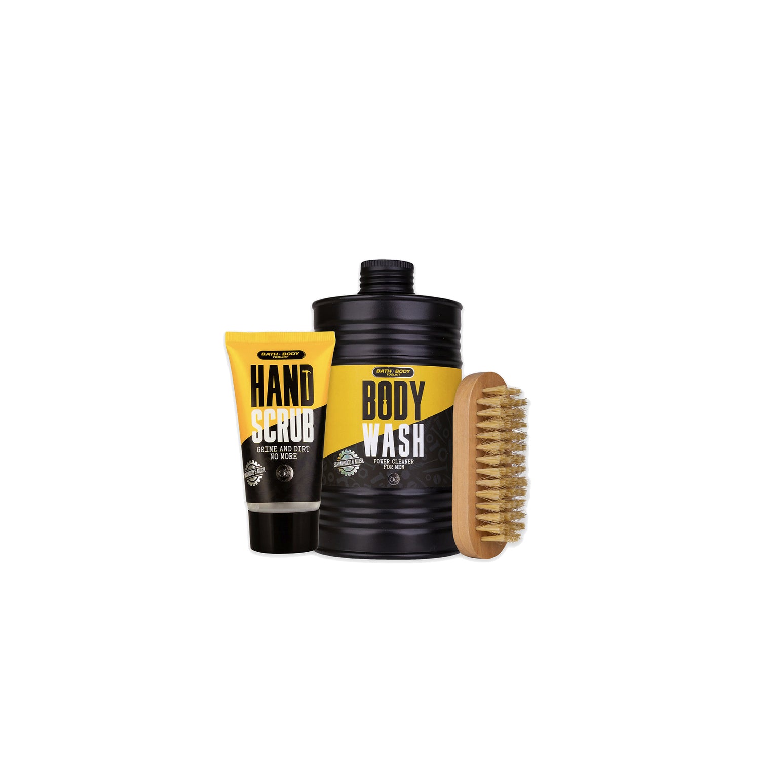 Set bagno gel doccia 400 ml scrub mani 50 ml cassetta attrezzi Toolkit