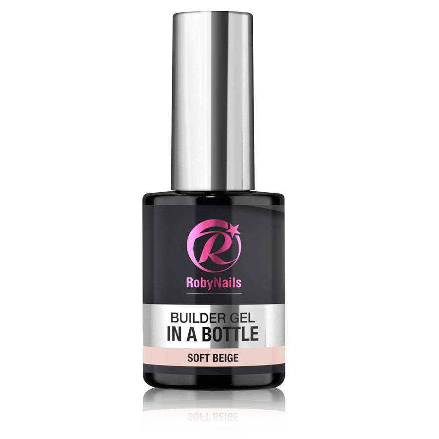 Builder Gel in a Bottle Soft Beige 14 ml Roby Nails