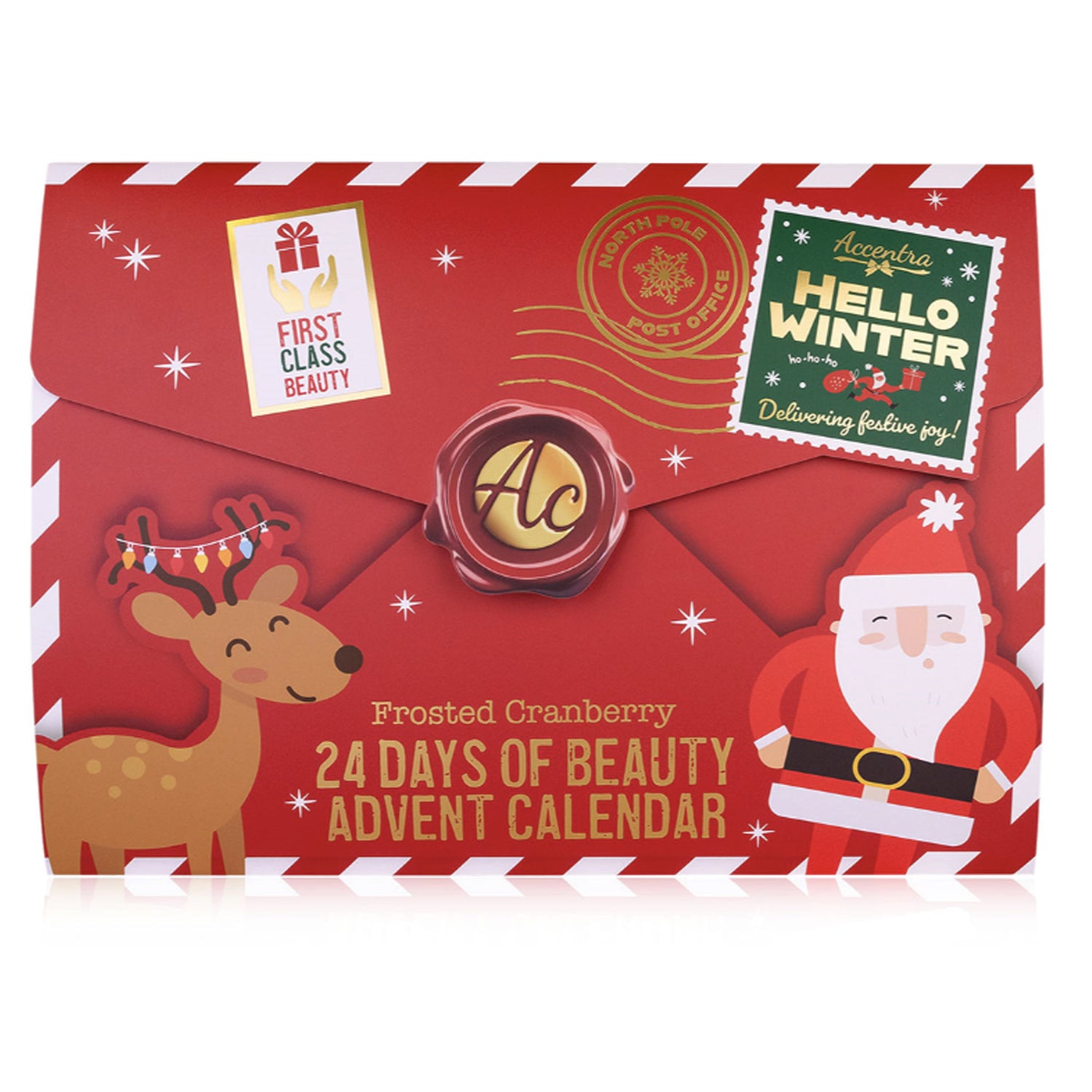 Calendario Avvento Hello Winter busta lettera natale 24 sorprese