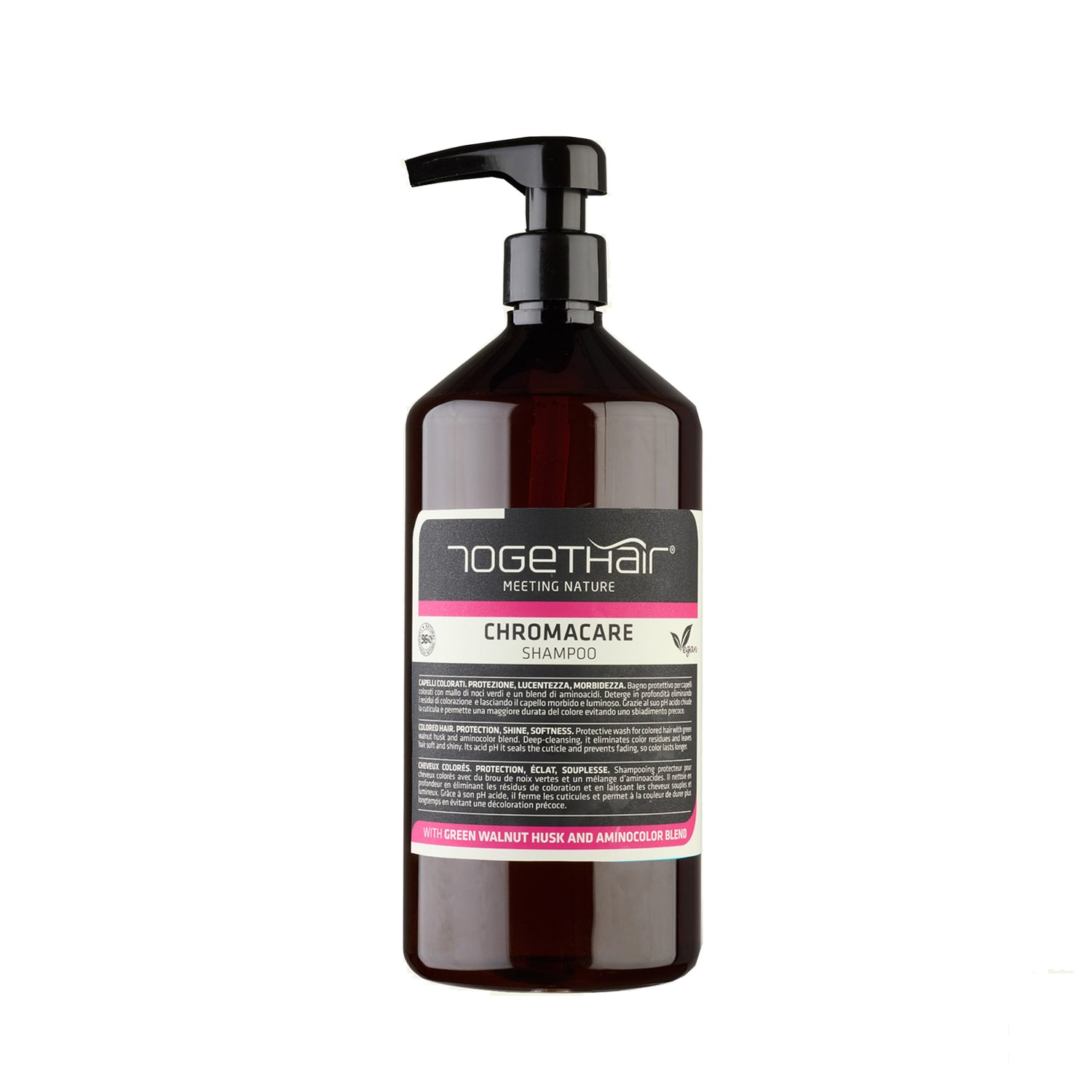 Shampoo per capelli colorati Chromacare Togethair Vegan 1000 ml