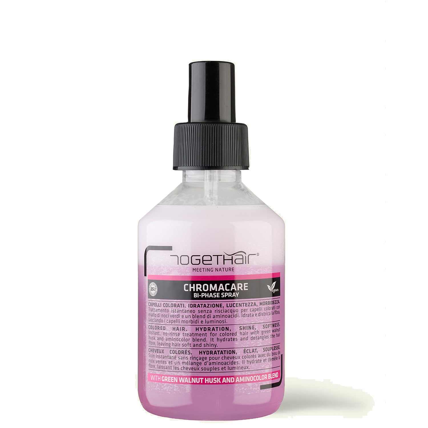 Spray per capelli colorati Biphase Chromacare Togethair Vegan 200 ml