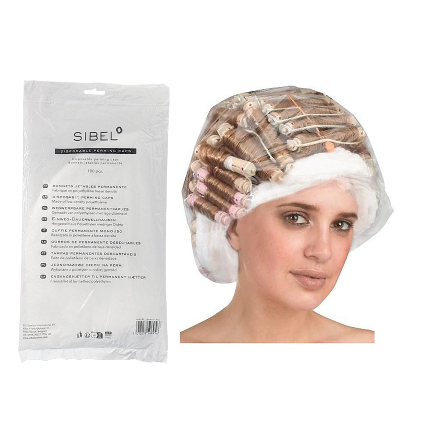 Cuffia permanente monouso senza elastico Heating Cup conf. 100 pz Sibel