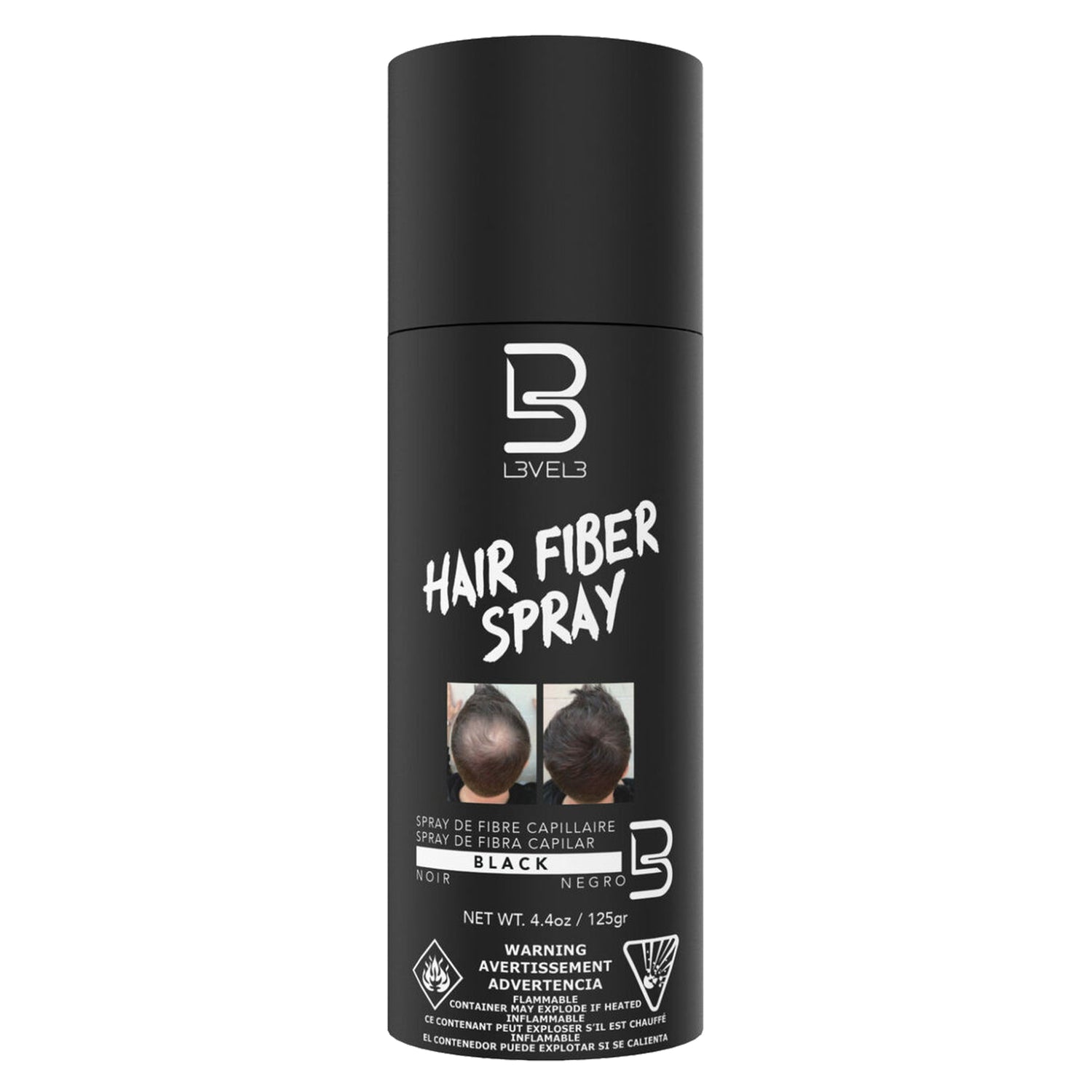 Fibre Spray per Capelli Black Level 3 125 gr